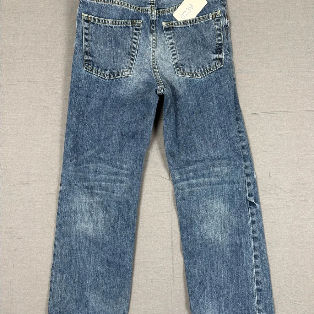 GAP Blue Straight-Leg Jeans with Distressed Details #239 / B6 - Picture 2 of 9